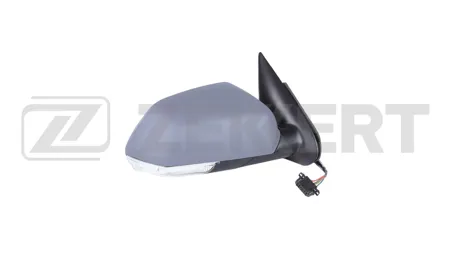 ZEKKERT SP4107 Зеркало в сборе правое грунтованное выпуклое эл регул с подогр Skoda Octavia (1Z3, 1Z5) 04-
