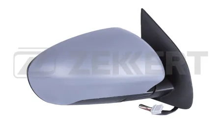 ZEKKERT SP4416 Зеркало в сборе правое грунтованное выпуклое эл регул с подогр Nissan Qashqai (J10, NJ10, JJ10E) 07-
