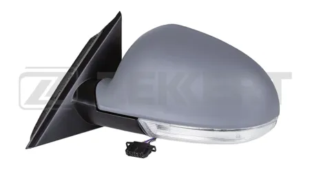 ZEKKERT SP4430 Зеркало в сборе лев грунт асферическое эл регул с подогр+повт повор VW Passat V 00-