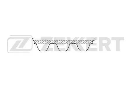 ZEKKERT ZR1013 Ремень зубчатый ГРМ Toyota Camry (V20, V10) 86-, Rav 4 (A10) 94-, Avensis (T220) 97-, Celica Coupe (T20) 93-