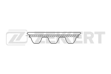 ZEKKERT ZR1037 Ремень зубчатый ГРМ Chevrolet Aveo (T300) 11-, Cruze (J300) 09-, Opel Astra G, H, J 02-, Vectra C 05-