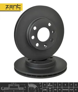 ZENTPARTS Z06257 Диск тормозной