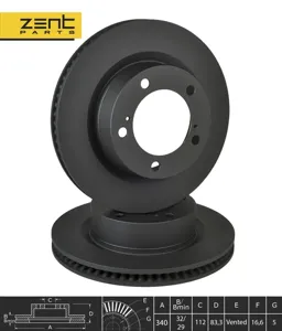 ZENTPARTS Z06263 Диск тормозной
