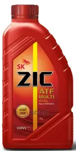 ZIC 132664 Масло трансмиссионное синт. АКПП ATF Multi HT (1L) Toyota T-IV, JWS 3309, GM Dexron II,III , VW G052162
