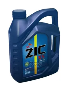 ZIC 172660 Моторное масло X5 Diesel 10W40 CI-4 (JASO DH-1) (6L)