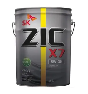 ZIC 192610 Масло моторное X7 Diesel 5W30 A3B4 SLCF синт. (VW 502.00505.00 Mercedes 229.3.229.5) 20л