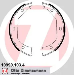 ZIMMERMANN 109901034 Колодки торм. BMW 3(E90)(F30) 04- барабан.