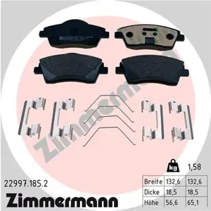 ZIMMERMANN 229971852 Комплект колодок, дисковый тормоз