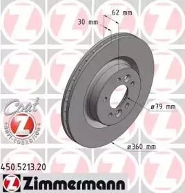 ZIMMERMANN 450521320 Диск торм.вент.