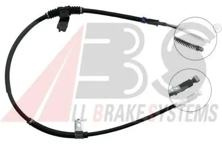 ABS K11457 ТРОС РУЧНОГО ТОРМОЗА