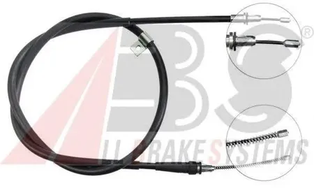 ABS K15317 Трос, стояночная тормозная система