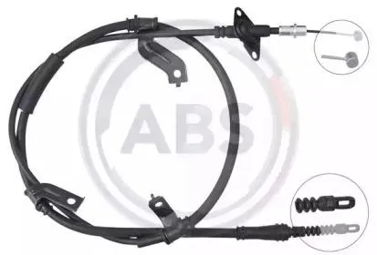 ABS K17489 Трос ручного тормоза