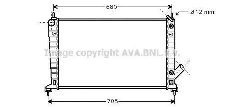 AVA SB2036 Радиатор охлаждения