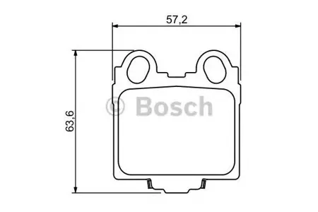 BOSCH 0986494231 0 986 494 231 колодки дисковые з. Lexus GS300/400 97>/IS200/300 01>