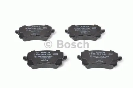 BOSCH 0986494344 0 986 494 344 колодки дисковые з. Seat Alhambra 1.4/2.0TDi 10>, VW Passat/Sharan 1.4/1.6TDi 05>