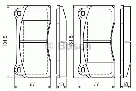 BOSCH 0986494353 0 986 494 353 колодки дисковые пер.Jaguar XJR 4.0i 97>