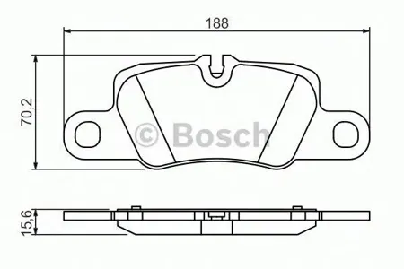BOSCH 0986494431 0 986 494 431 колодки дисковые задние Porsche Panamera 3.6/4.8S/4.8Turbo 10>