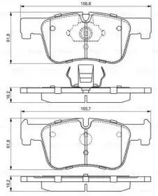 BOSCH 0986494689 0 986 494 689 колодки дисковые передние BMW F20/F21/F30/F31 10>