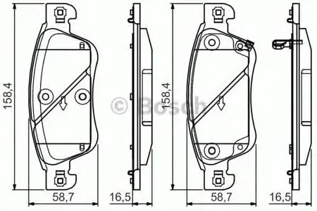BOSCH 0986495134 0 986 495 134 колодки дисковые передние Infiniti G35 Coupe/Sedan 3.5i V6 07>