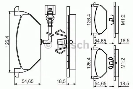 BOSCH 0986495213 0 986 495 213 колодки дисковые передние Audi A2 1.4i/TDi/1.6i & 16V 00>