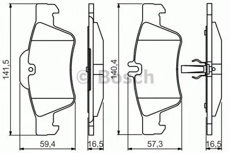 BOSCH 0986495248 0 986 495 248 колодки дисковые з. MB W211/S211 2.0-2.7CDi 02>/SL R230 5.0/5.5 AMG 01>
